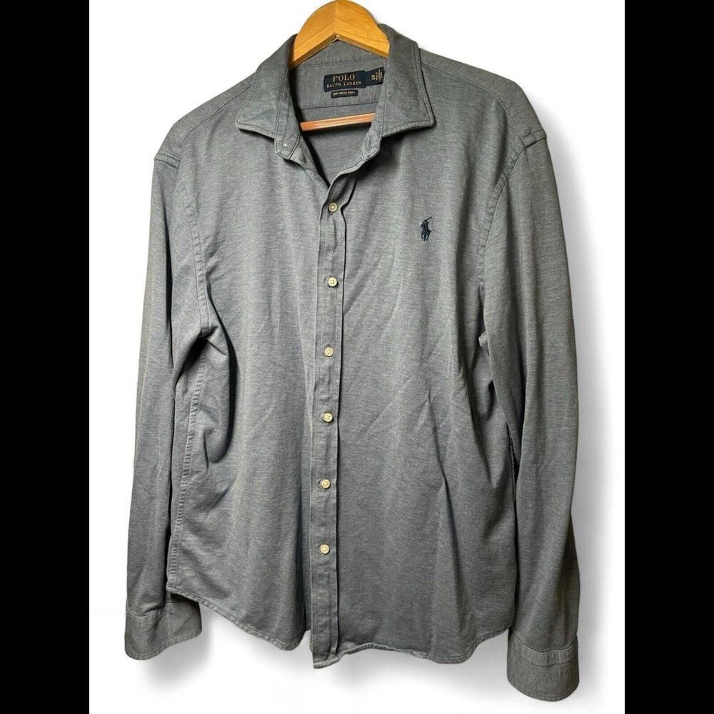 Polo Ralph Lauren Men’s Blue Long Sleeve Shirt Size XXL